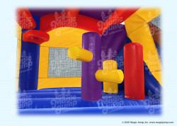 6 in 1 castle combo wet or dry nowm 10 1708472414 3-in-1 Castle Bounce House/Combo