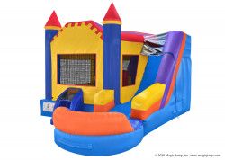6 in 1 castle combo wet or dry nowm 9 1708472413 3-in-1 Castle Bounce House/Combo