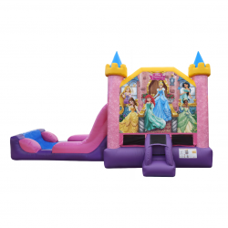 Disney Princess Bounce House/Slide Combo (Wet)