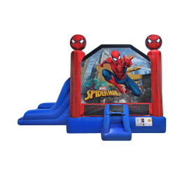 Spiderman Bounce House/Slide Combo (Wet)