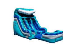 Dual Lane Wave Water Slide